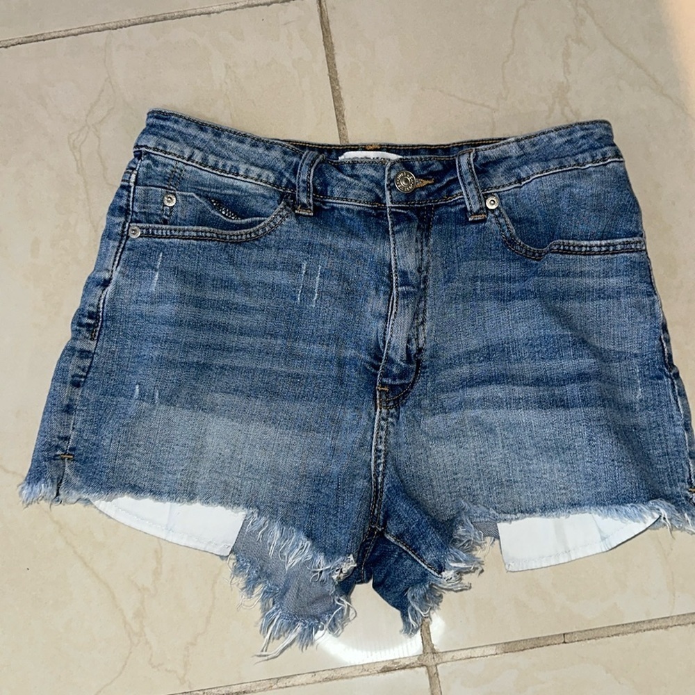 Just USA High Rise Frayed‎ Shorts Sz. M